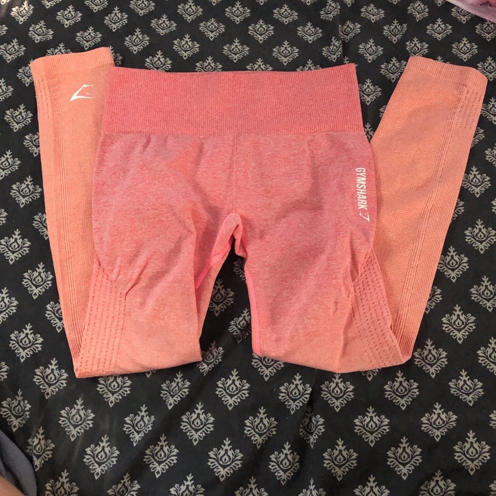 gym shark ombré leggings